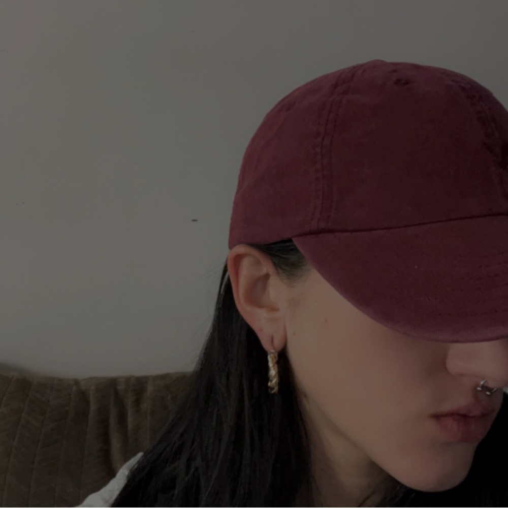 Ball cap.
